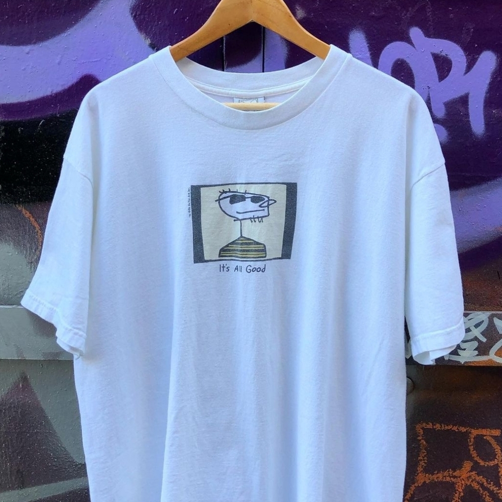 1995 Single Stitch Be As You Are "It's All Good" Vintage Tee, Large
